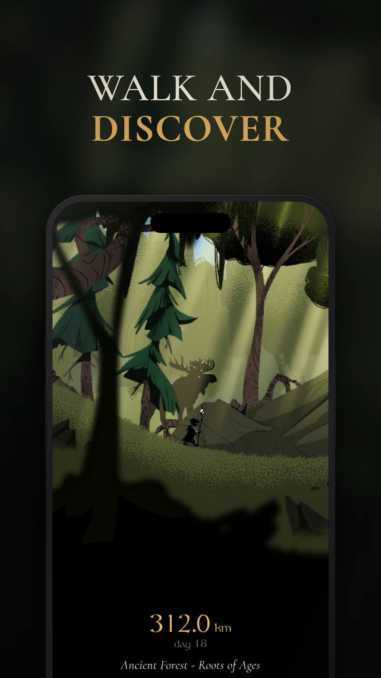 MistyWay: Walking Quest Game screenshot