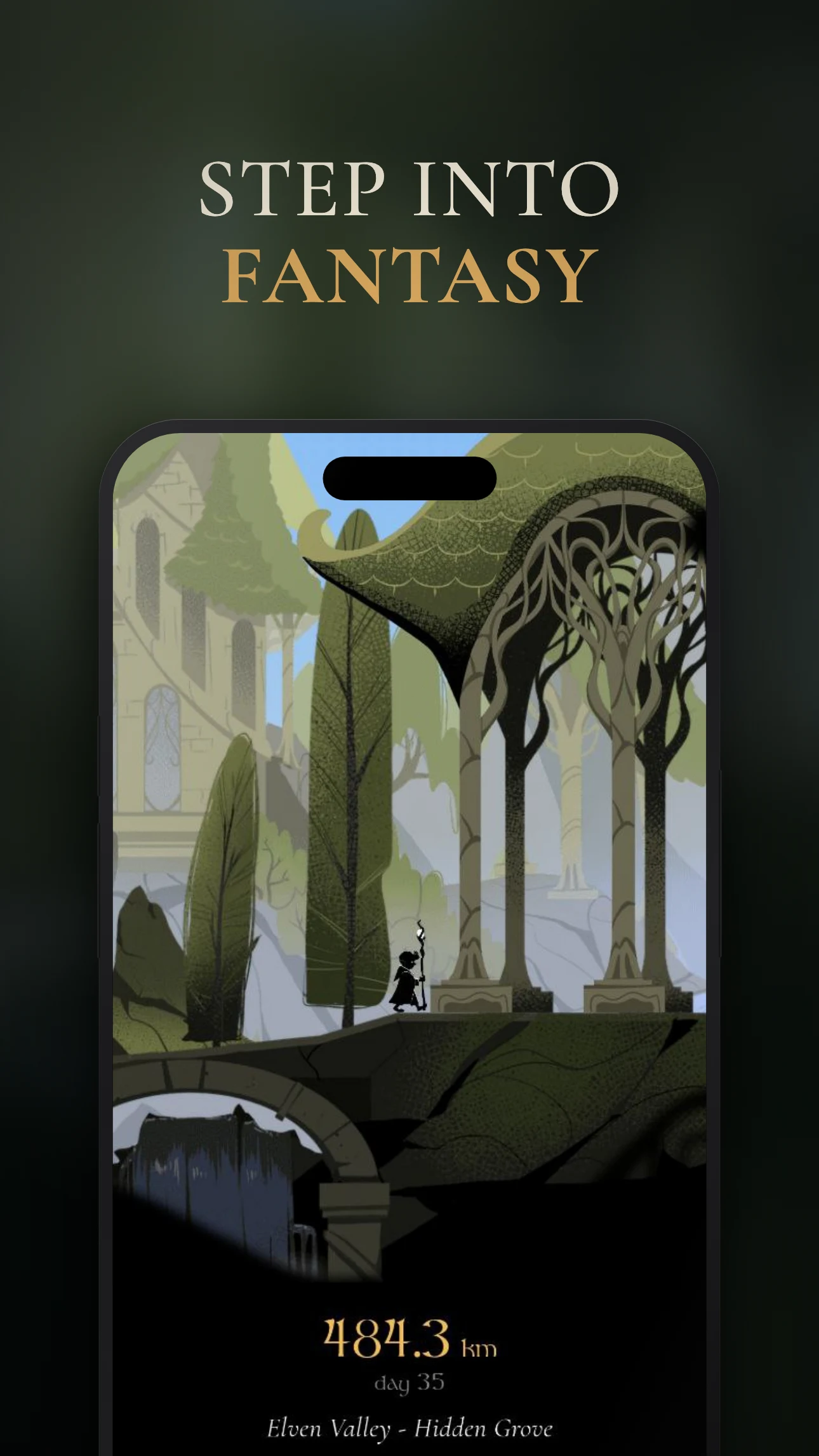 MistyWay: Walking Quest Game screenshot