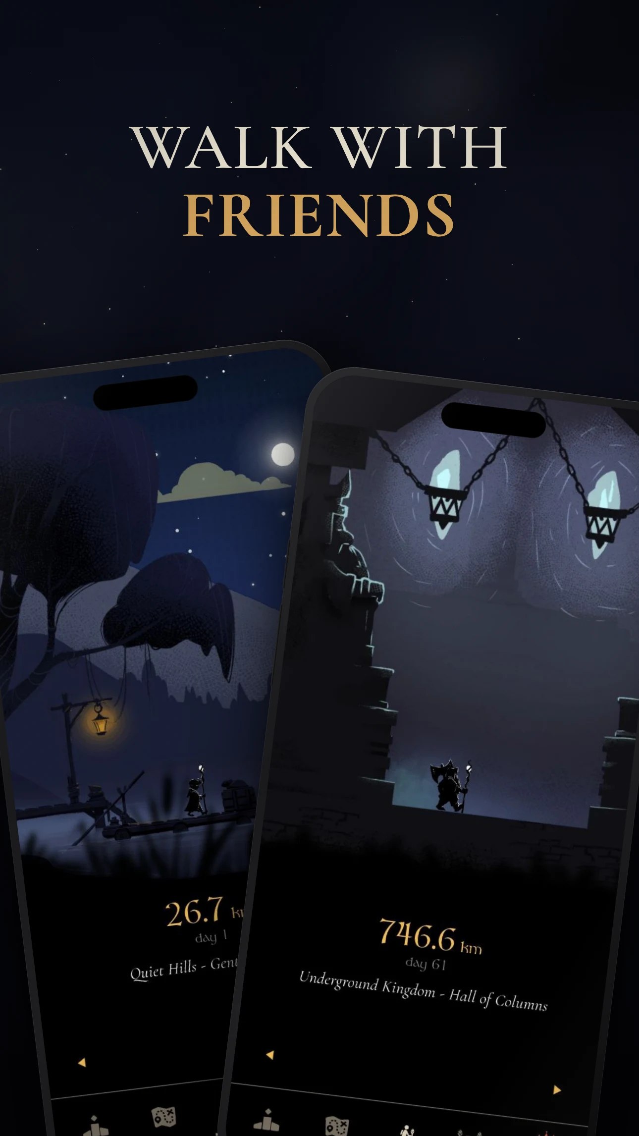 MistyWay: Walking Quest Game screenshot