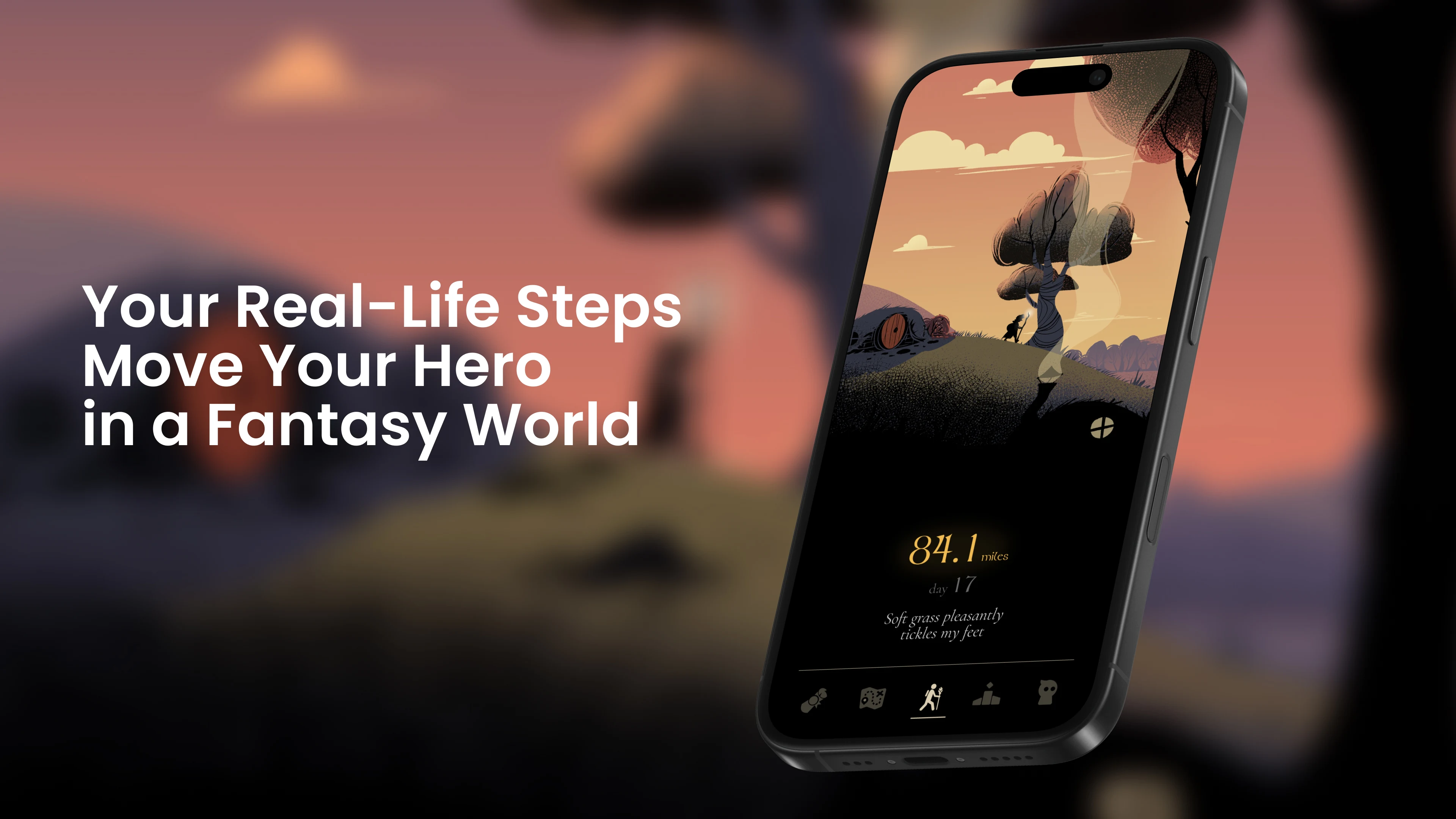 MistyWay: Walking Quest Game screenshot
